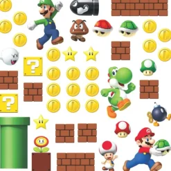 Super Mario Build A Scene Wall Decals