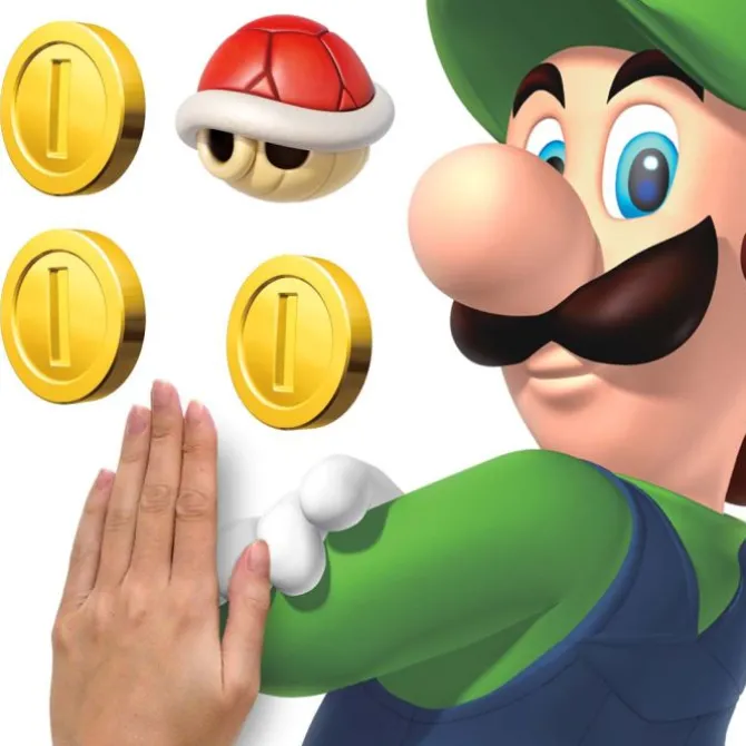 Super Mario Luigi & Mario Giant Wall Decals