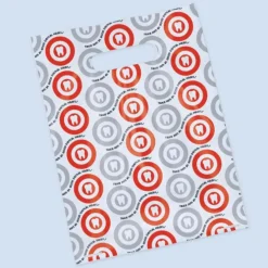 Take Aim Dental Scatter Print Bags
