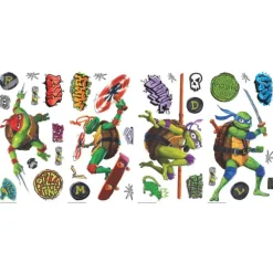 Teenage Mutant Ninja Turtles Mutant Mayhem Characters Wall Decals