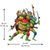 Teenage Mutant Ninja Turtles Mutant Mayhem Group Giant Wall Decals
