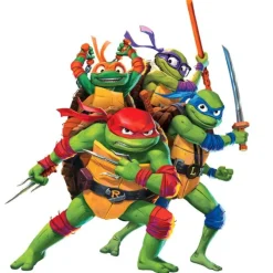 Teenage Mutant Ninja Turtles Mutant Mayhem Group Giant Wall Decals