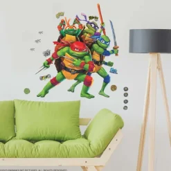 Teenage Mutant Ninja Turtles Mutant Mayhem Group Giant Wall Decals
