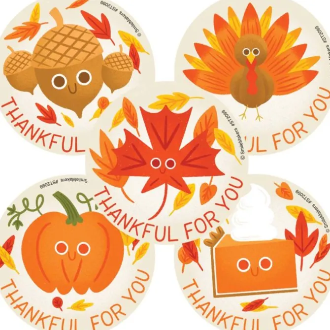 Thankful For You Stickers