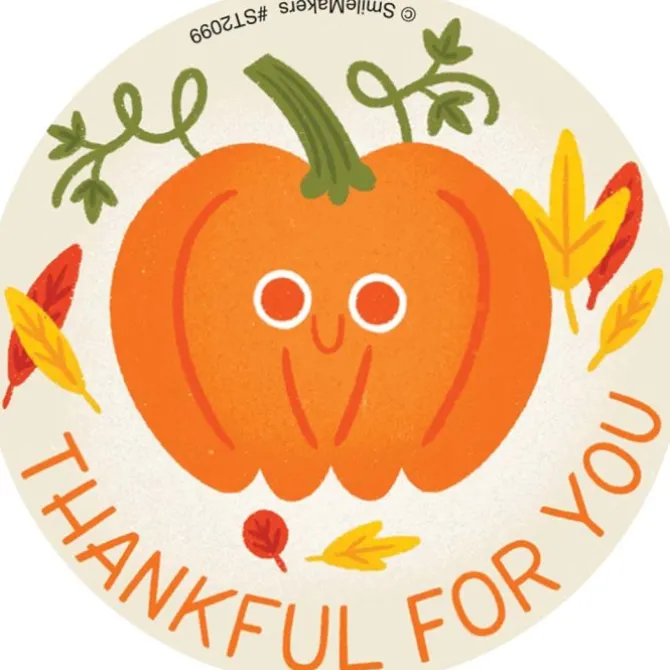 Thankful For You Stickers