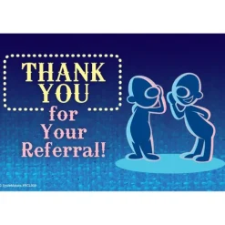 Thanks for Referral Recall Cards