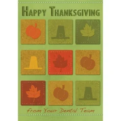 Thanksgiving Icons Greeting Cards