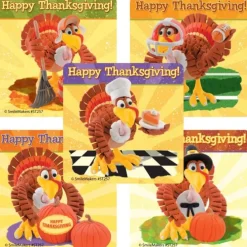 Thanksgiving Turkey Stickers