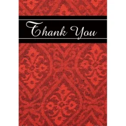 Thank You Red-Black Recall Cards