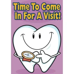 Time To Visit Tooth Cards