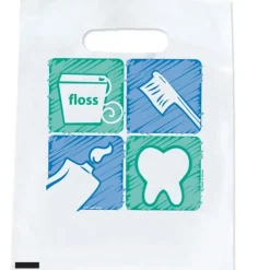 Tooth, Brush, Floss, Paste Bags
