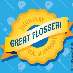 Tooth Fairy Seal of Approval Sticker
