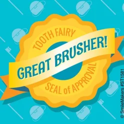 Tooth Fairy Seal of Approval Sticker