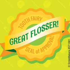 Tooth Fairy Seal of Approval Sticker