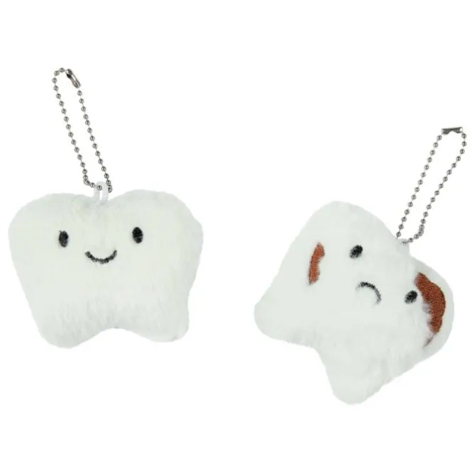 Tooth Plush Backpack Pulls