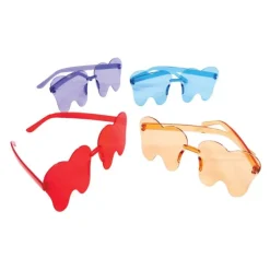Tooth Translucent Color Sunglasses
