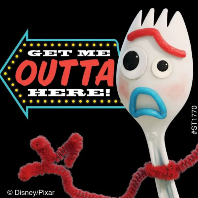 Toy Story 4 Forky Stickers