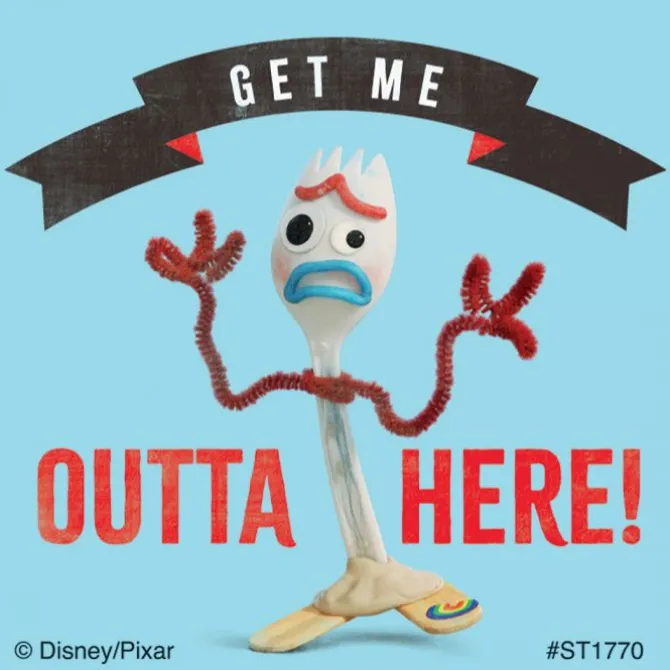 Toy Story 4 Forky Stickers