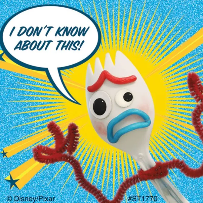 Toy Story 4 Forky Stickers