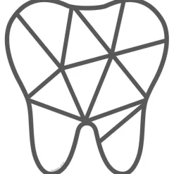 Triangular Tooth Wall Decal