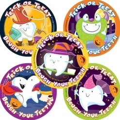 Trick or Treat - Brush Your Teeth Stickers