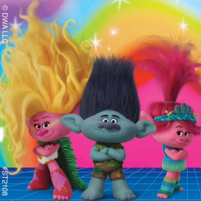 Trolls Band Together Stickers