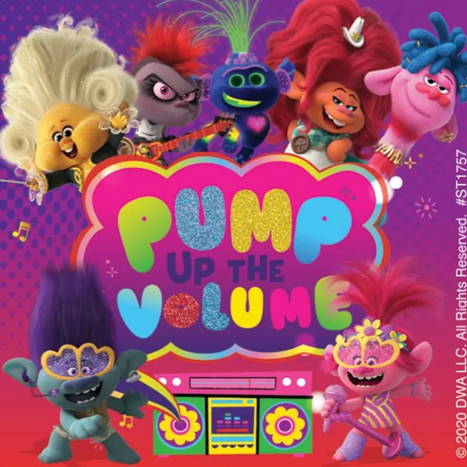 Trolls World Tour Music Stickers