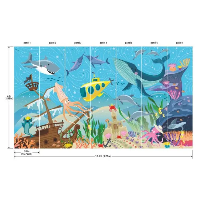Underwater Discovery Wall Mural