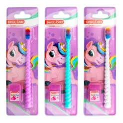 Unicorn Toothbrushes and Floss Kits