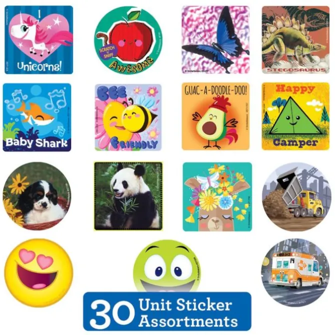 30 Unit Sticker Sampler