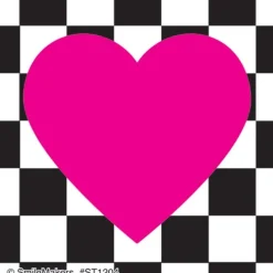Valentine's Patterned Hearts Stickers