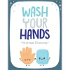 Vertical Wash Your Hands Wall Decal