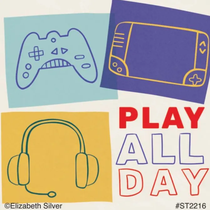 Video Gamer Stickers
