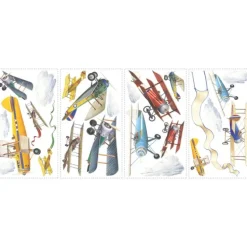 Vintage Planes Wall Decals