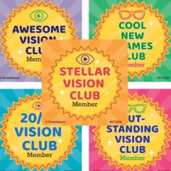 Vision Club Stickers
