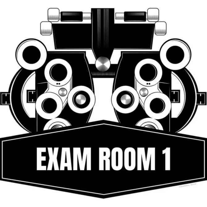 Vision Exam Wall Decal