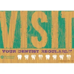 Visit Regularly Recycled Recall Cards