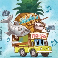 Wacky Food Truck Stickers