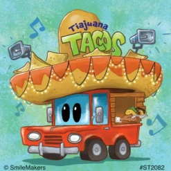 Wacky Food Truck Stickers