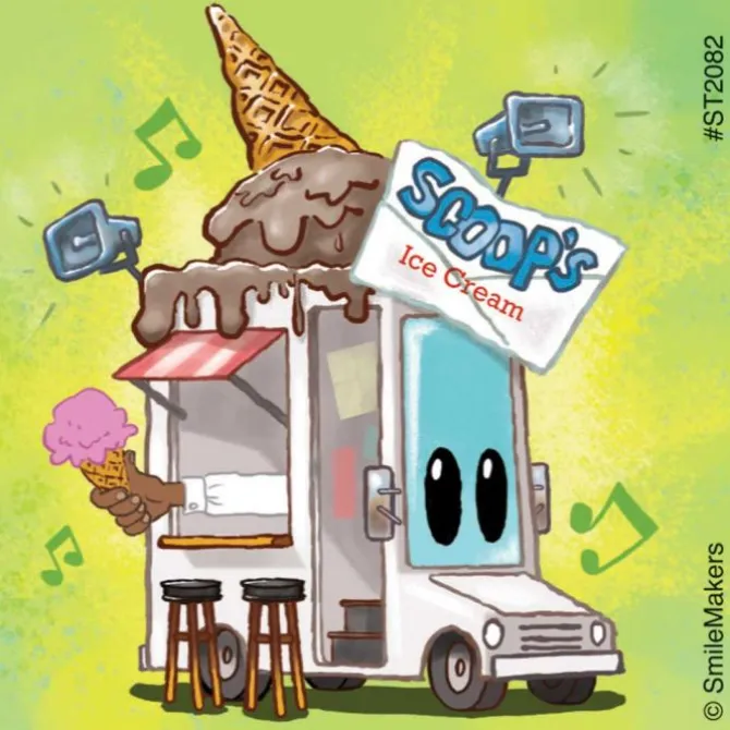 Wacky Food Truck Stickers