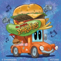 Wacky Food Truck Stickers