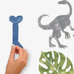 Watercolor Dinosaur Wall Decals