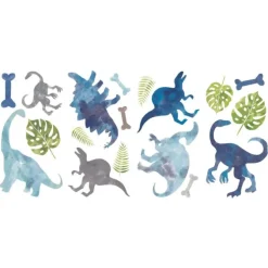 Watercolor Dinosaur Wall Decals