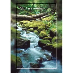 Waterfall Reminder Recall Cards