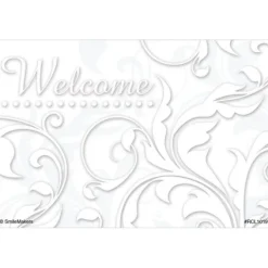 Welcome Floral Swirls Recall Cards