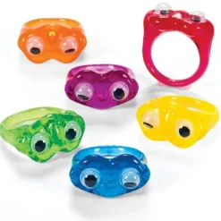 Wiggle Eye Pearlized Rings