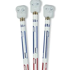 Wiggle Eye Tooth Eraser Pencil Toppers