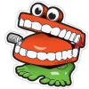 Wind Up Chatter Teeth Shaped Sticker