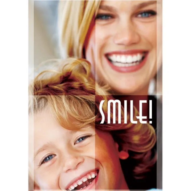 Woman and Child Smile Recall Cards