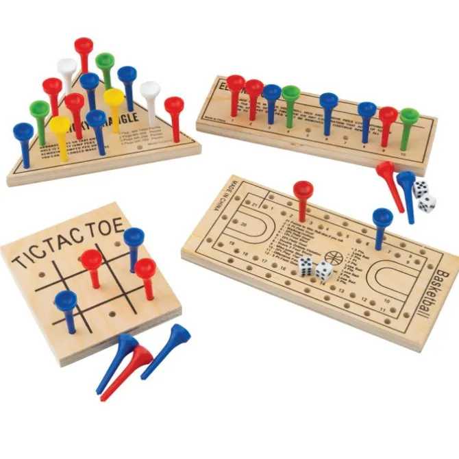 Wooden Peg Game Assortment